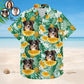 Custom Aloha Photo Family Pet Personalized Hawaiian Shirt For Warm Weather Events And Casual Wear