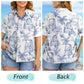 Vintage Toile De Jouy Custom Photo Pencil Hawaiian Shirt For Personalized Vacation Style And Beach Travel