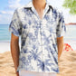 Vintage Toile De Jouy Custom Photo Pencil Hawaiian Shirt For Personalized Vacation Style And Beach Travel