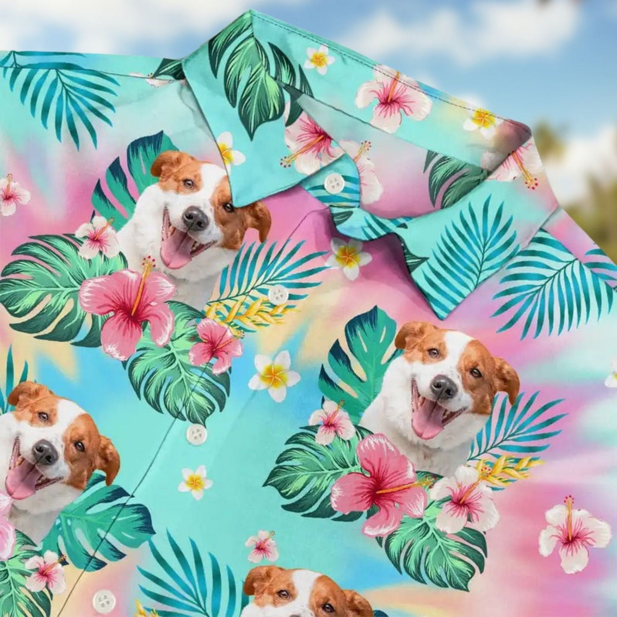 Tropical Funny Beach Family Vacation Custom Photo Hawaiian Shirt For Summer Vacation And Beach Travel