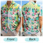 Tropical Funny Beach Family Vacation Custom Photo Hawaiian Shirt For Summer Vacation And Beach Travel