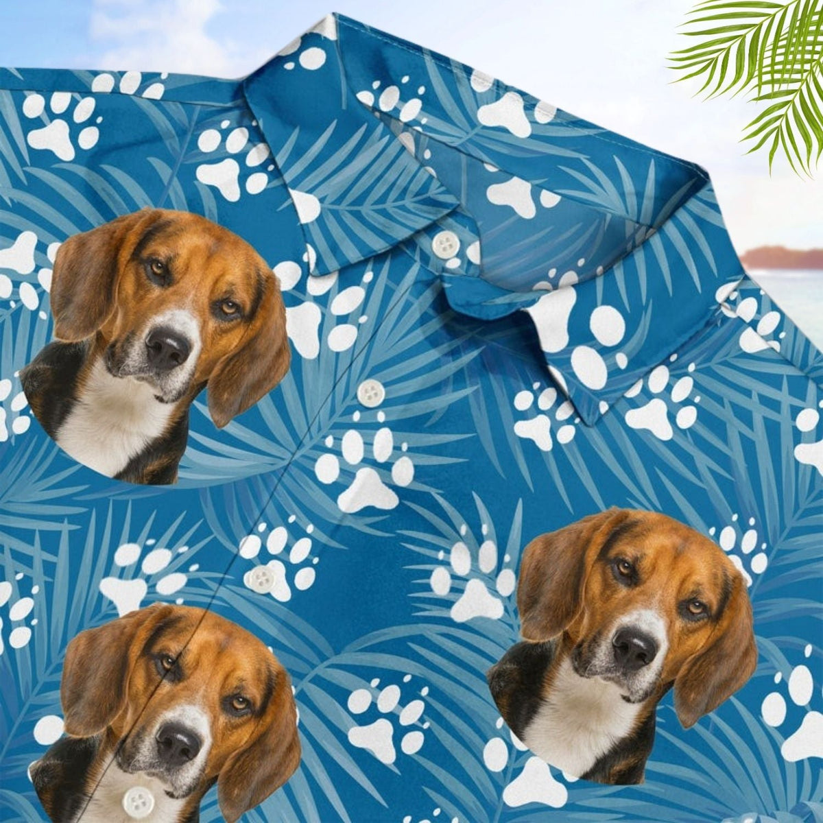 Tropical Funny Colorful Beach Vacation Custom Photo Hawaiian Shirt For Tropical Holidays And Casual Wear