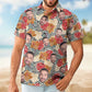 Funny Tropical Custom Face Leaf Photo Hawaiian Shirt For Warm Weather Events And Casual Wear