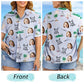Custom Photo Reel Papa Personalized Hawaiian Shirt For Coastal Adventures, Vacation Travel, And Thoughtful Gift Giving