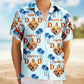 Dog Custom Photo Dad Personalized Hawaiian Shirt For Custom Photo Gifts, Sunny Getaways, And Relaxed Outdoor Styling