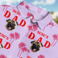 Dog Custom Photo Dad Personalized Hawaiian Shirt For Custom Photo Gifts, Sunny Getaways, And Relaxed Outdoor Styling