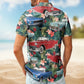 Vintage Car Custom Muscle Men Husband Photo Hawaiian Shirt For Road Trips And Summer Outings