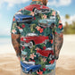 Vintage Car Custom Muscle Men Husband Photo Hawaiian Shirt For Road Trips And Summer Outings