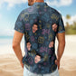 Neon Funny Birthday Party Custom Face Gift Hawaiian Shirt For Island Vacations And Everyday Style