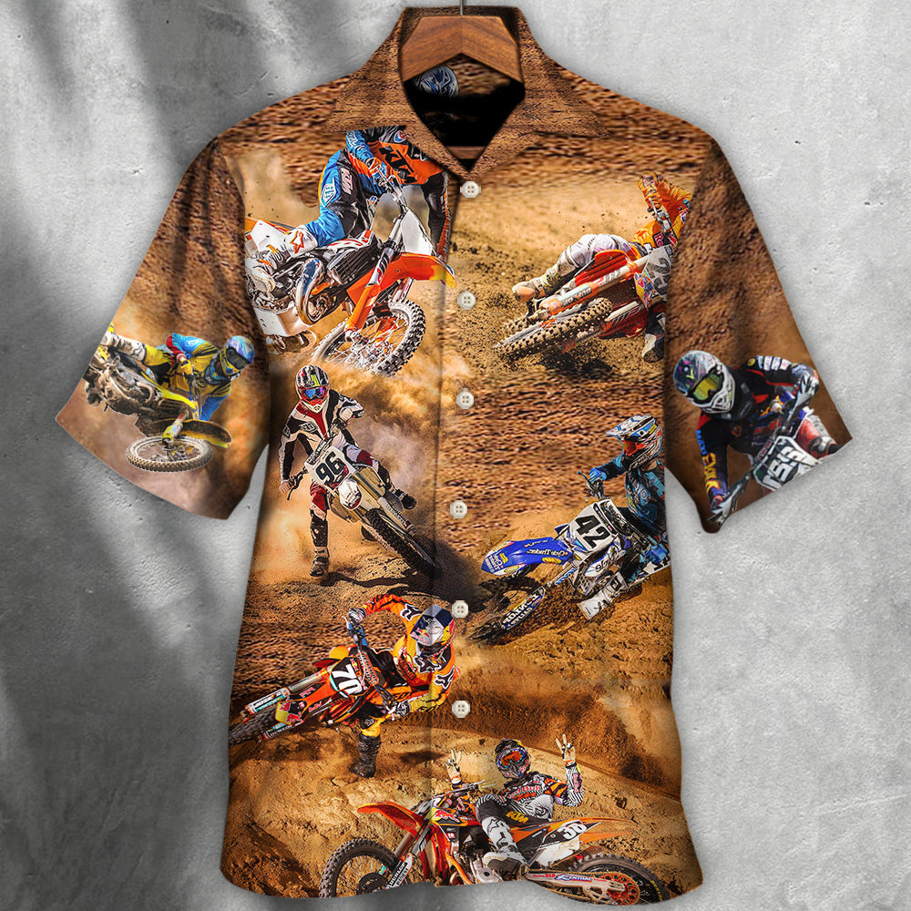 Motocross Hawaiian Shirt For Warm Weather Adventures And Everyday Comfort