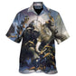 Mammoth Prehistoric Adventure Hawaiian Shirt For Resort Getaways And Comfortable Summer Activities