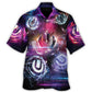 Neon Music Electronic Event Hawaiian Shirt For Resort Getaways And Comfortable Summer Activities