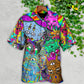 Bohemian Cat Break Hawaiian Shirt For Resort Getaways And Comfortable Summer Activities