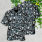 Skull Hot Hawaiian Shirt Design Detail For Sunny Adventures And Casual Wear