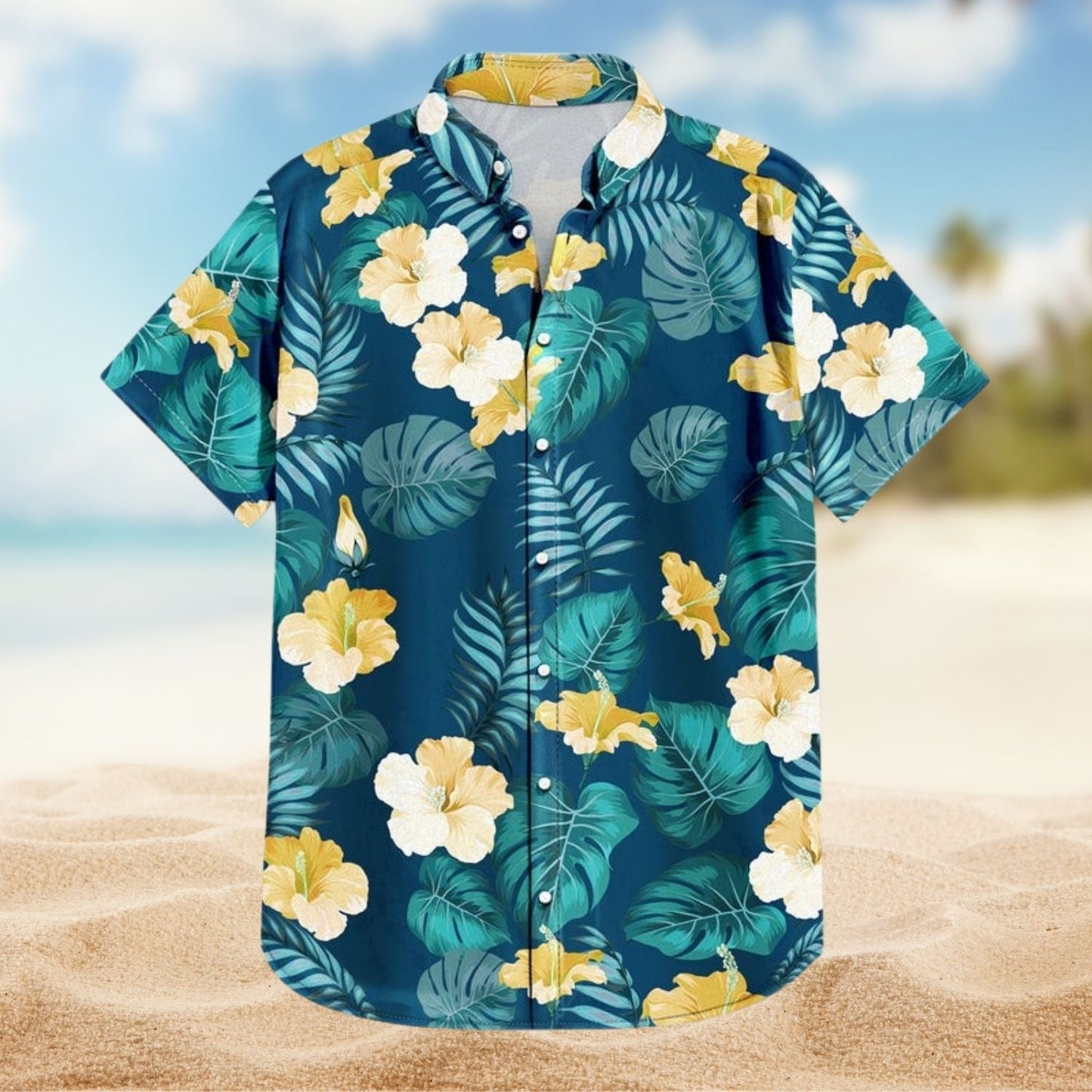 Tropical Vacation Custom Photo Traveling Beach Gift Hawaiian Shirt For Personalized Vacation Style And Beach Travel