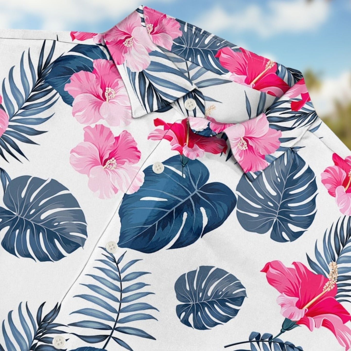 Tropical Vacation Custom Photo Traveling Beach Gift Hawaiian Shirt For Personalized Vacation Style And Beach Travel