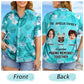 Tropical Vacation Custom Photo Traveling Beach Gift Hawaiian Shirt For Personalized Vacation Style And Beach Travel
