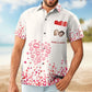 Heart Coulpe Gift Custom Photo Hawaiian Shirt For Resort Days, Summer Events, And Comfortable Outdoor Activities