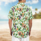 Tropical Aloha Custom Pet Face Personalized Photo Hawaiian Shirt For Personalized Vacation Style And Beach Travel