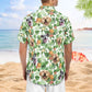 Tropical Aloha Custom Pet Face Personalized Photo Hawaiian Shirt For Personalized Vacation Style And Beach Travel