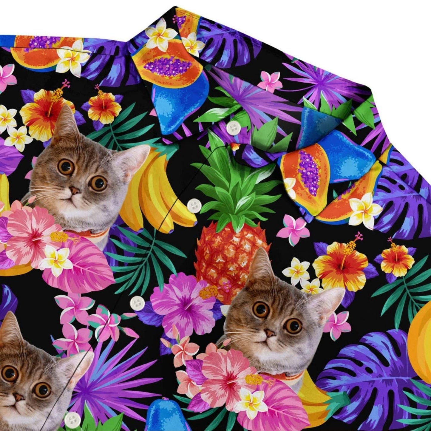 Funny Tropical Dog Custom Aloha Photo Family Hawaiian Shirt For Animal Lovers And Coastal Getaways