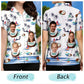 Tropical Funny Beach Custom Photo Family Face Hawaiian Shirt For Personalized Vacation Style And Beach Travel