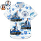Tropical Boat Beach Vacation Custom Photo Boating Hawaiian Shirt For Beach Days And Outdoor Gatherings