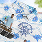 Tropical Boat Beach Vacation Custom Photo Boating Hawaiian Shirt For Beach Days And Outdoor Gatherings