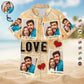 Funny Custom Photo Newspaper Gift Couples Husband Hawaiian Shirt For Personalized Vacation Style And Beach Travel