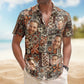 Funny Custom Face Photo Island Tribal Men Hawaiian Shirt For Tropical Holidays And Casual Wear