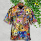 Watercolor Dog Memory Hawaiian Shirt Pattern View For Relaxed Warm Weather Outfits