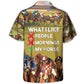 Horseback Riding Horse Hawaiian Shirt For Outdoor Adventures, Coastal Travel, And Comfortable Casual Style