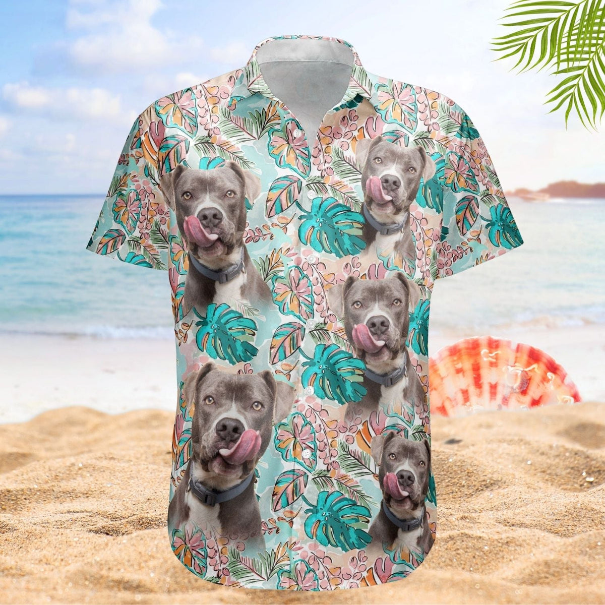 Tropical Funny Aloha Custom Face Photo Pet Hawaiian Shirt For Nature Lovers And Coastal Travel