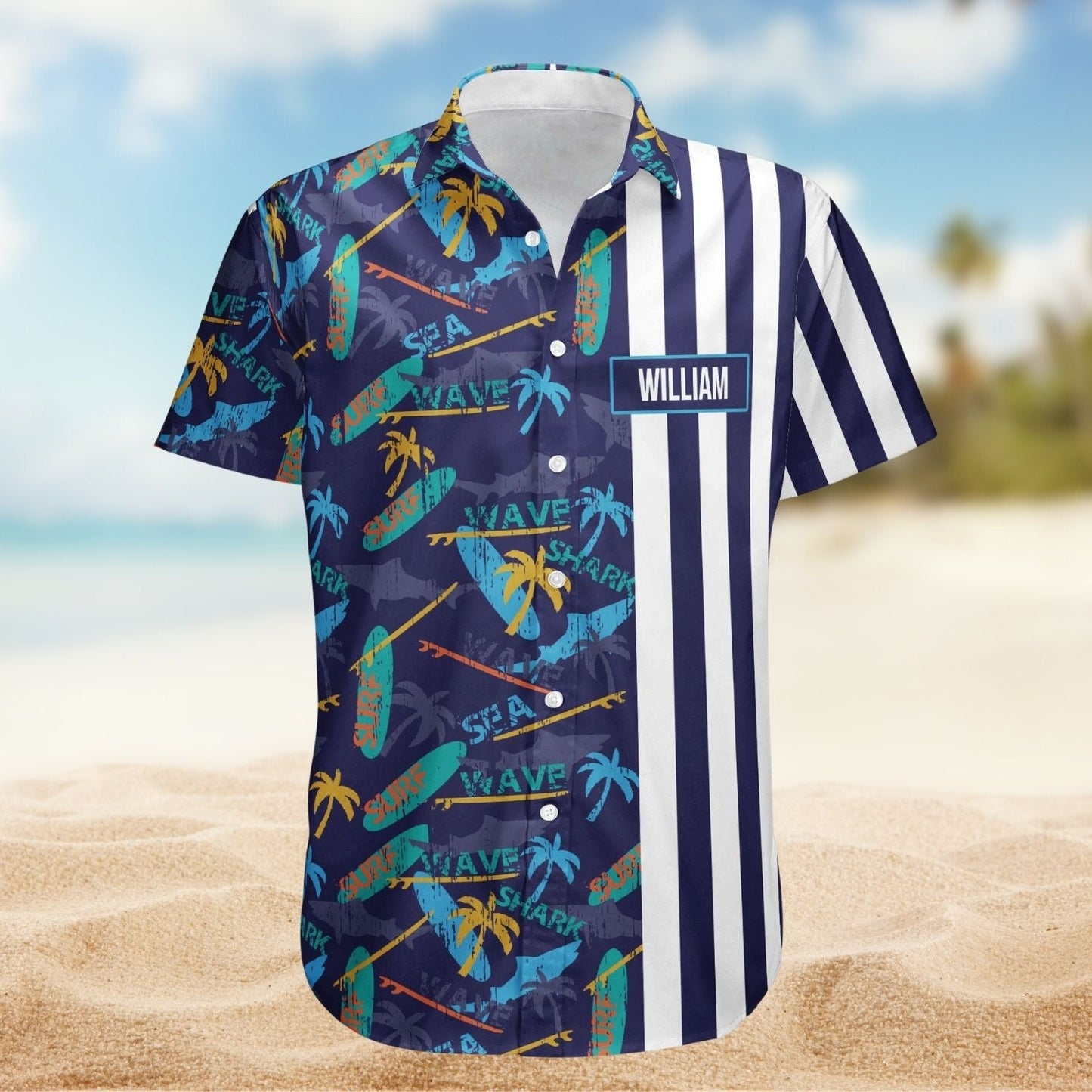 Surf Custom Photo Beach Hawaiian Aloha Surfing Hawaiian Shirt For Personalized Vacation Style And Beach Travel