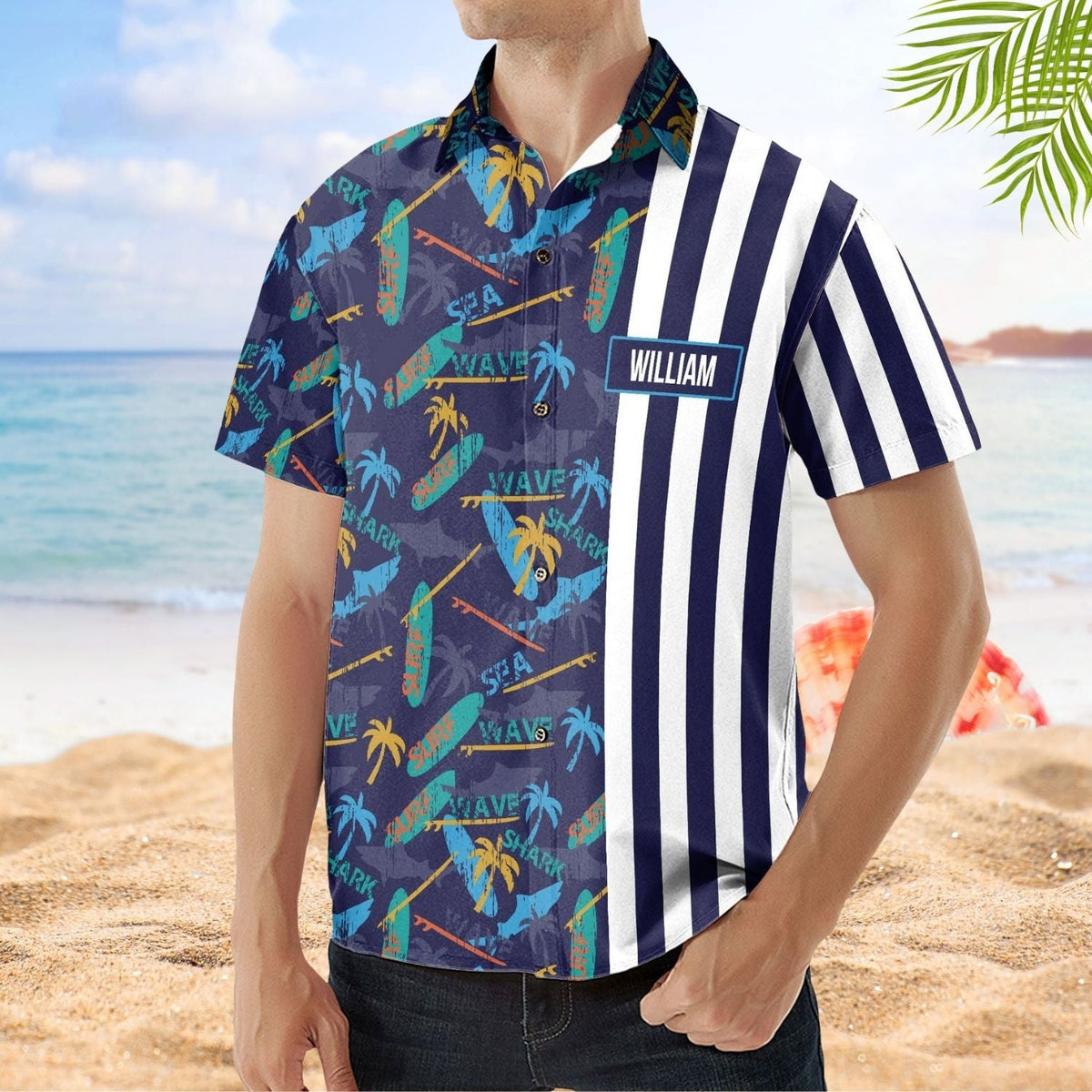 Surf Custom Photo Beach Hawaiian Aloha Surfing Hawaiian Shirt For Personalized Vacation Style And Beach Travel