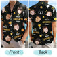 Custom Photo Papa Trophy Dad Personalized Gift Hawaiian Shirt For Personalized Vacation Style And Beach Travel