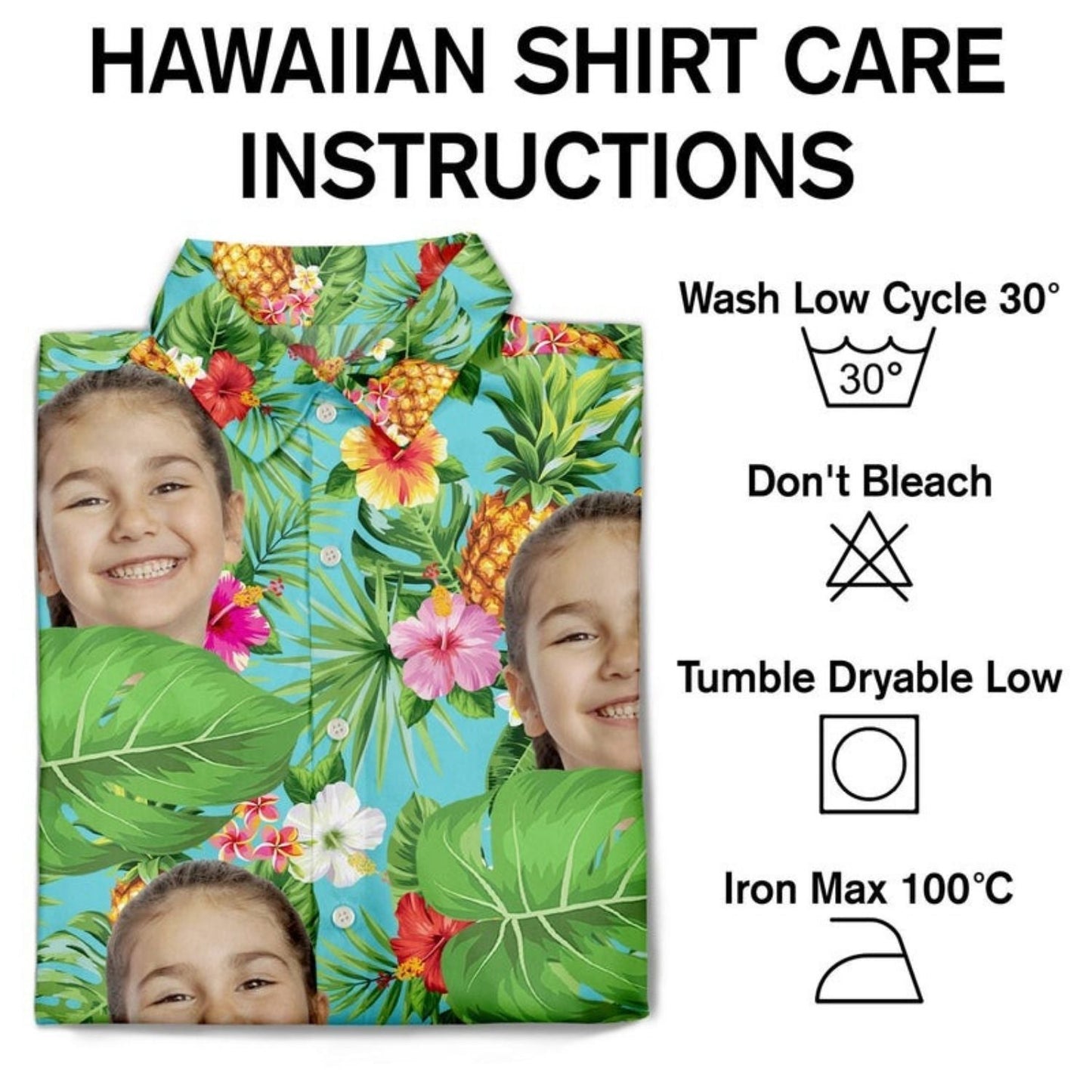 Tropical Funny Beach Vacation Custom Photo Family Hawaiian Shirt For Coastal Travel And Summer Outings