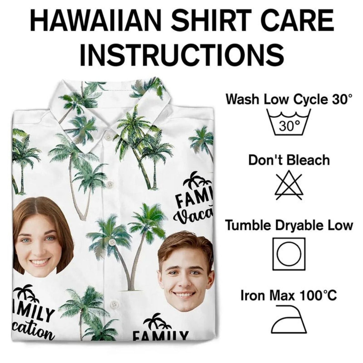 Tropical Beach Outfit Custom Photo Family Vacation Hawaiian Shirt For Personalized Vacation Style And Beach Travel