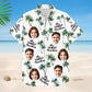 Tropical Beach Outfit Custom Photo Family Vacation Hawaiian Shirt For Personalized Vacation Style And Beach Travel