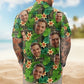 Tropical Kapa Hawaiian Aloha Custom Face Photo Hawaiian Shirt For Coastal Travel And Summer Outings