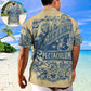 Vintage Music Festival Hawaiian Shirt Design Detail For Beach Days And Holiday Travel