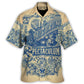 Vintage Music Festival Hawaiian Shirt Artwork View For Coastal Escapes And Resort Style
