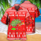 Red Cat Wreck Tree Christmas Hawaiian Shirt Artwork View For Weekend Travel And Beach Style