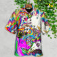 Bohemian Dreamy Unicorn Wonderland Hawaiian Shirt Pattern View For Lightweight Everyday Style