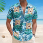 Funny Big Wave Aloha Custom Face Photo Hawaiian Shirt For Warm Weather Outings, Beach Days, And Relaxed Tropical Style