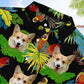 Tropical Funny Beach Vacation Custom Photo Family Hawaiian Shirt For Custom Resort Wear And Summer Trips