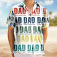 Custom Photo Gift Father Dad Man Myth Hawaiian Shirt For Coastal Travel And Summer Outings
