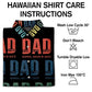 Custom Photo Gift Father Dad Man Myth Hawaiian Shirt For Coastal Travel And Summer Outings