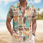 Custom Face Exotic Tiki Photo Hawaiian Shirt For Resort Days, Summer Events, And Comfortable Outdoor Activities