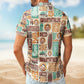 Custom Face Exotic Tiki Photo Hawaiian Shirt For Resort Days, Summer Events, And Comfortable Outdoor Activities